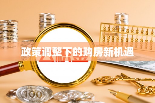 右江政策调整下的购房新机遇