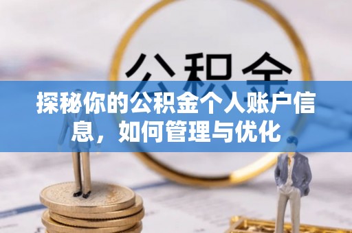 右江探秘你的公积金个人账户信息，如何管理与优化
