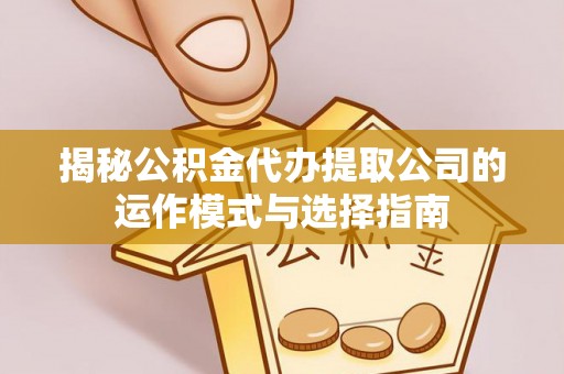 右江揭秘公积金代办提取公司的运作模式与选择指南