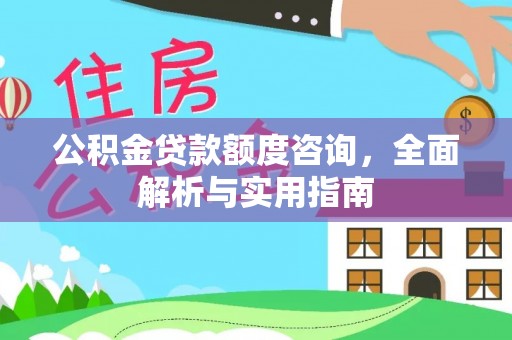 右江公积金贷款额度咨询，全面解析与实用指南