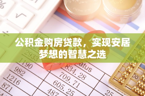 右江公积金购房贷款，实现安居梦想的智慧之选