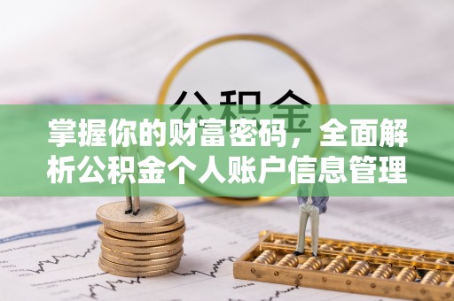 右江掌握你的财富密码，全面解析公积金个人账户信息管理