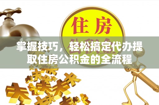 右江掌握技巧，轻松搞定代办提取住房公积金的全流程