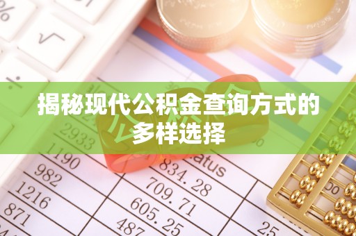 右江揭秘现代公积金查询方式的多样选择