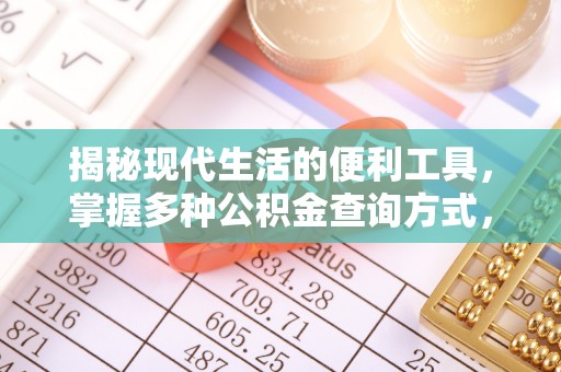 右江揭秘现代生活的便利工具，掌握多种公积金查询方式，让财富管理更轻松