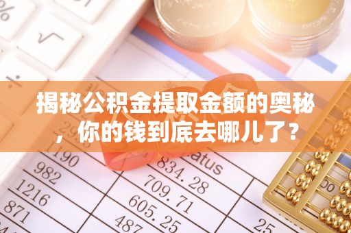 右江揭秘公积金提取金额的奥秘，你的钱到底去哪儿了？