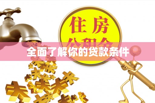 右江全面了解你的贷款条件